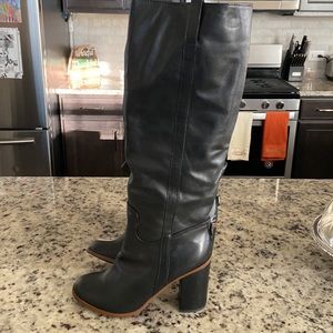 The perfect knee high leather boot